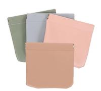 CANIGHT 4pièces Trousse De Maquillage Portable Pochettes Cosmétiques Auto-fermant Rangement Pratique pour Femme Coloris Variés pour Voyages Et Quotidien