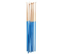 CANIGHT 5 Pièces Outil de Nettoyage des Oreilles en Bambou, Bâtonnet à Oreilles, Léger, Bleu, pour Salon et Usage Mobile