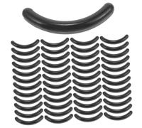 CANIGHT 50 pièces Coussinets de Recharge pour Recourbe Cils Silicone Noir Accessoires de Beauté Lavables pour Mascara et Eyeliner Doux et Sûr pour Cils