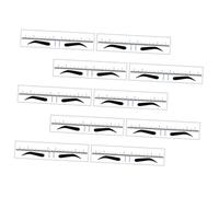 CANIGHT 50 Pièces Règle De Positionnement Des Sourcils Pochoirs À Sourcils Pochoir De Mise En Forme Des Outil De Mesure Des Règle De Mise En Forme Des Outil De