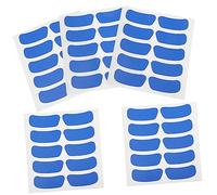 CANIGHT 50feuilles Stickers De Visage Sportifs Autocollants De Support Compact Pour Fans De Baseball Football Softball Et Hockey Décalques Réutilisables Et Érasables Bleu
