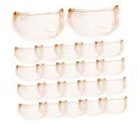 CANIGHT 50pièces Filets à Chignon Élastiques Pour Femmes Et Filles Accessoires Capillaires Professionnels Pour Ballerines Hôtesses Et Cosplay Couverture De Chignon Invisible Maille