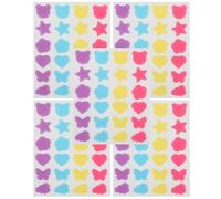 CANIGHT 5feuilles Patchs Cutanés Hydrocolloïdes Colorés Forme Irregulière Autocollants Invisibles Anti-acrochordons et Anti-imperfections Adhésifs Résistants à Eau et Confortables