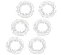 CANIGHT 6 Pièces Peigne Invisible Multifonction en Plastique Extensible pour Cheveux avec Profil Ultra-fin, Forme Circulaire, pour Travail et Mariages, Adapté aux Filles et Adolescentes