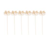 CANIGHT 6pièces Bâtonnets Diffuseurs Fleur Rotin pour Parfum Ambiance Bâtonnets de Diffusion Aromathérapie pour Maison Bureau Remplacement pour Diffuseur Huile Essentielle Décoration