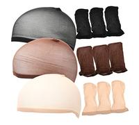 CANIGHT 6pièces Bonnet Perruque Femme Nylon Filets à Cheveux Élastiques Casquettes Pour Fabrication De Perruques