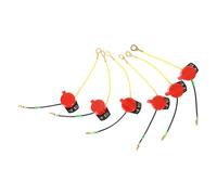 CANIGHT 6pièces Interrupteur Marche Arrêt Moteur Compatible Machines à Essence Tondeuse Pompe Tracteur Jardinage Contrôle Facile Couleur Aléatoire