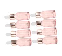CANIGHT 8pièces Bouteilles Verre Avec Pipette Flacons à Huile Essentielle Verre Transparent Bouteilles Droppers Portables Pour Aromathérapie Et Parfum