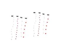 CANIGHT 8pièces Clips à Cheveux Élégants Perles Décoration De Coiffure Invisible Pour Femmes Et Filles De Fleurs Et Coeurs