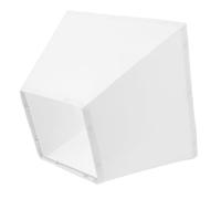 CANIGHT Abat-Jour Carré En Tissu Gris Fer Moderne Clip-on Oblat