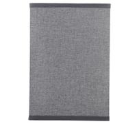 CANIGHT Abat-Jour Lin Gris Simple Rectangulaire pour Lampe de Chevet et Lampadaire, Textile Léger Remplacement Facile, Adapté pour Chambre et Bureau