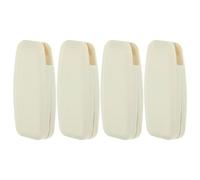 CANIGHT Accessoires de Lestage pour Stores Verticaux 4pcs Beige Pom Poignée Carrée Design Minimaliste pour Usage Résidentiel et Commercial
