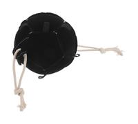 CANIGHT Balle d'alimentation Lente Interactive pour Chevaux en Tissu Noir Mécanisme Récompense Carotte, D'entraînement pour Animaux D'écurie et Ferme