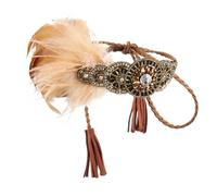 CANIGHT Bandeau Flapper Plume Accessoire De Cheveux Vintage Pour Mariage Et Événements Spéciaux Élégant Et