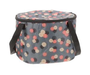CANIGHT Bassine Bain de Pieds Portable Pliable en Nylon Capacité et Intimité Préservée, Maison Voyages