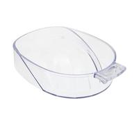 CANIGHT Bol à Main de Manucure Blanc en Acrylique, Bol pour Tremper les Ongles Dissolvant, Accessoire Pratique pour Soins des Ongles et Dépose Vernis Semi-Permanent