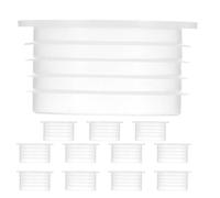 CANIGHT Bouchons de Jardinière Ronds Dispositif Anti-Infiltration d'eau en Plastique Réutilisables 12pcs pour Pots et Jardinières sur Balcons et Potagers