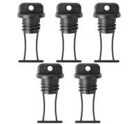 CANIGHT Bouchons de Vidange été Nylon Protège la Coque Noirs Plusieurs Styles Kit de 5 Accessoires Bateau Pratiques et Maintient L'étanchéité sous Forte Vibration pour Plusieurs Styles
