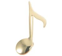 CANIGHT Broche Design Unique et Résistant Décoloration Note de Musique Or en Alliage de Zinc Accessoire Présent pour Vêtements et Chapeaux de Musiciennes