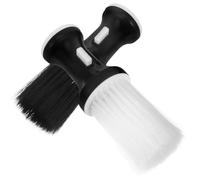 CANIGHT Brosse à Cheveux et Pinceau à Poudre Lot de 2 pour Nettoyage Contour des Oreilles et Nuque Pression Simple pour Salon de Coiffure Professionnel