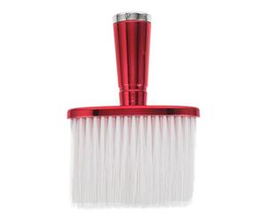CANIGHT Brosse Douce de Coiffure en Nylon Rouge Tête Conçue pour Épilation, Brosse de Nettoyage Spéciale pour Coupe de Cheveux en Salon