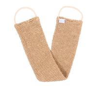 CANIGHT Brosse Exfoliante Dos en Ramie et Jute Longue Sangle Marron Nettoyage Gommage Corporel
