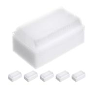 CANIGHT Brosse Sensorielle pour Bébé à Double Face en Éponge et Pp, Matériau Ultrasouple, Lot de 6 Pièces, Maison Jardins D'garçon et Filles
