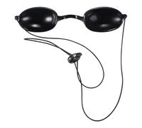 CANIGHT Cache-œil de sécurité UV ergonomique, protection solaire noire en TPU, masque LED ajustable pour blanchiment des dents et soins esthétiques, usage confortable