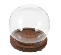 CANIGHT Cloche en Verre avec Couvercle Et Base, Cloche pour Plantes, Vitrine en Verre pour Présentation, Cloche en Verre Transparent, Cloche pour Plantes, Cloche Transparente, Cloches en