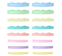 CANIGHT Coussinet en Silicone pour Rehaussement de Cils 8 Paires Réutilisables Faciles à Nettoyer pour Salon de Beauté Femmes et Filles