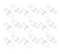 CANIGHT Crochets de Baguette pour Stores Lot de 20 Pièces Transparents 10Mm pour Réparation de Volets Extérieurs et Rénovation de Fenêtres
