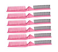 CANIGHT Ensemble De 6 Peignes Pliants Statiques Pour Cheveux Brosse Pliante Pour Voyage Couleur Aléatoire