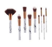 CANIGHT Ensemble De 9 Pinceaux De Maquillage Marbrés Poils En Nylon Doux Pour Un Usage Quotidien