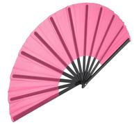 CANIGHT Éventail Pliable Facile à Ouvrir et Fermer en Tissu Abs Traditionnel pour Décorations de Scène et Parade Fierté