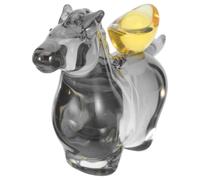CANIGHT Figurine Ornement de Table Sophistiqué Cheval en Cristal Élégant Attirant Chance et Prospérité en 2026 pour Décoration Feng Shui de Bureau