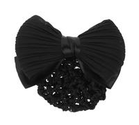 CANIGHT Filet à Chignon Noir pour Femme Professionnelle, Accessoire de Cheveux en Tissu Réutilisable Haute Élasticité, Élégant pour Hôtel, Hôpital ou Banque