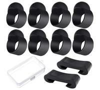 CANIGHT Kit avec Support de Maillet en Silicone et Boîte de Rangement Plastique 10 Pièces Accessoires Tambour à Langue Facile à Utiliser pour Débutants