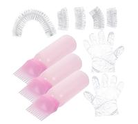 CANIGHT Kit Complet De Capillaire Comprenant Un Outil De Décoloration Un Flacon D'huile Un Capuchon Applicateur Des Et Des Cache-oreilles Pour Cheveux Foncés