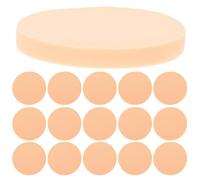 CANIGHT Kit de 24 Éponges à Maquillage Rondes en Coton Latex Résistantes la Décoloration, Taille Portable, pour Démaquillage Visage Femme