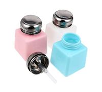 CANIGHT Kit De Dissolvant Pour Vernis À 3 Pièces 100 Ml Bouteille Distributrice Vide Pour Liquide De Vernis - Bouteille À Pompe Volatile Bouteille Compressible Pour Le Maquillage Du Nail Art