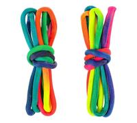 CANIGHT Lacets Ronds Colorés en Polyester pour Baskets, 1 Paire Facile à Utiliser, Apportent une Note de Couleur Unique, pour L'école Shopping