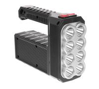 CANIGHT Lampe de Camping LED Solaire, Lampe Extérieure Led, Abs, 1200, Étanche, Recharge Solaire, pour Pêche et Voyage, Torche Portable D'urgence