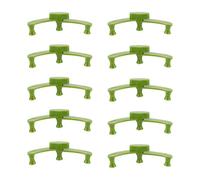 CANIGHT Lot de 10 Pinces à Branches en Plastique Vert Léger pour Jardin Extérieur, Plieurs de Branches Réutilisables Adaptés aux Poiriers et Fleurs