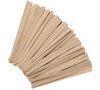 CANIGHT Lot de 1000 Attaches Torsadées en Papier Kraft et Fer Pratiques et Résistantes pour Emballage, Bonbons et Sachets Supermarché