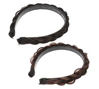CANIGHT Lot De 2 Bandeaux Tressés Pour Perruques, Style, Pour Femmes Et Filles