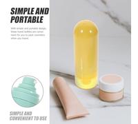 CANIGHT Lot De 2 Bouteilles Vides Compressibles Pour Lotion Maquillage Et Savonnette Mains