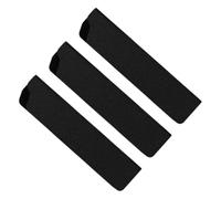 CANIGHT Lot de 3 Protège-lames Noirs en Flocage pour Couteaux Cuisine et Couteaux à Fruits, Portable Ouverture Angulaire, pour Voyages en Extérieur