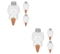 CANIGHT Lot De 6 Arrosoirs Automatiques pour Plantes D'Intérieur, Petits Arrosoirs, Arrosoirs Goutteurs, Arrosoirs Automatiques pour Plantes, Piquets D'Arrosage