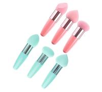 CANIGHT Lot De 6 Éponges De Maquillage Pour Le Visage Petits Pinceaux De Maquillage En Latex En Forme De Cœur Pour Les Yeux Le Nez
