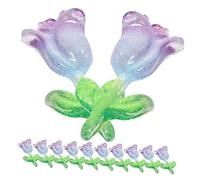 CANIGHT Lot De 60 Breloques Ongles Tulipe 3d Breloques Acryliques Fleurs Pour Ongles Décoration Nail Art